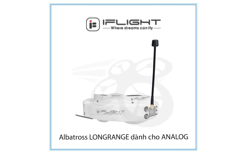 Antena Albatross LONGRANGE dành cho ANALOG (SMA)