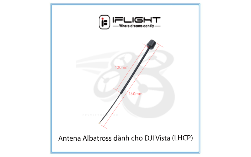Antena Albatross dành cho DJI Vista (LHCP)