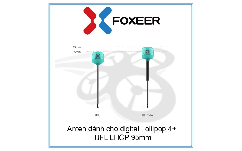 Anten dành cho digital Lollipop 4+ UFL LHCP 95mm