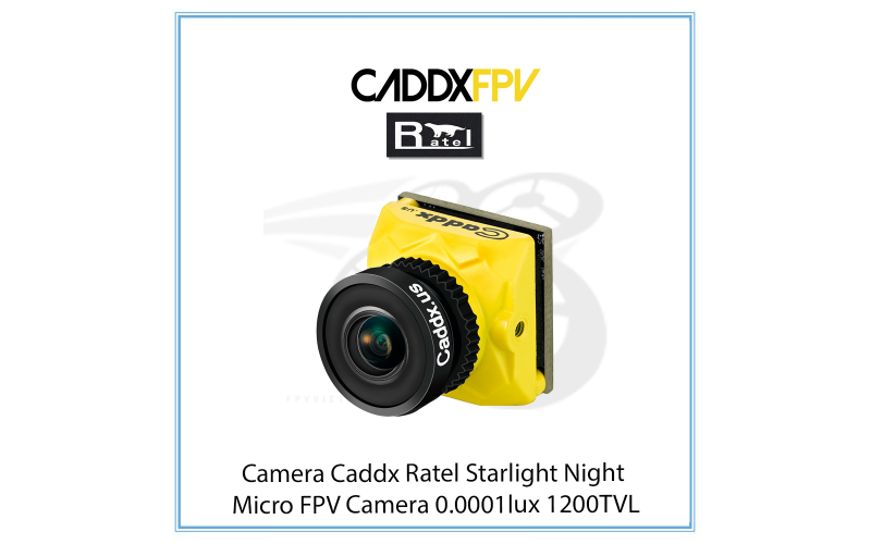 Caddx Ratel Starlight Night Micro FPV Camera 0.0001lux 1200TVL