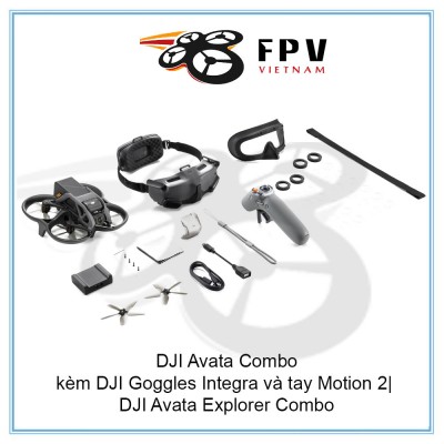  DJI Avata Combo kèm DJI Goggles Integra và tay Motion 2| DJI Avata Explorer Combo | Hàng chính hãng