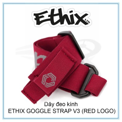 Dây đeo kính ETHIX GOGGLE STRAP V3 (RED LOGO)