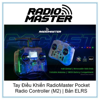 Tay Điều Khiển RadioMaster Pocket Radio Controller (M2) | Bản ELRS