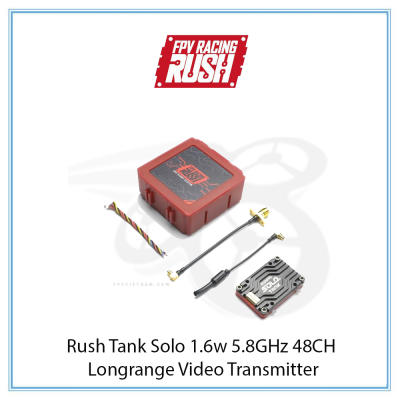 Bộ truyền hình ảnh Rush Tank Solo 1.6w 5.8GHz 48CH Longrange Video Transmitter